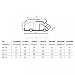 Brunner Camper Cover Design 12 Mesi 9 Brunner Camper Cover Design 12 Mesi -OutdoorMania Italia Camper cover 12m brunner antipioggia resistente raggi uv estate inverno tetto rinforzato 4