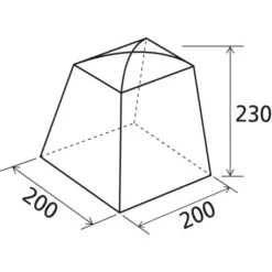 Cucinotto Brunner Chef II Outdoor 200X200 -OutdoorMania Italia chef ii outdoor 200 x 200 3