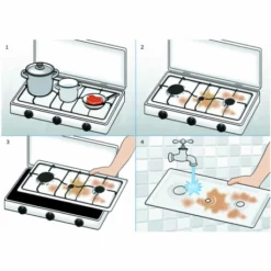 Parker® Fornello A Gas 3F Inox -OutdoorMania Italia fornello a gas inox 300 3