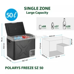 Frigo Congelatore Portatile Brunner Polarys Freeze SZ 50 -OutdoorMania Italia frigo congelatore portatile brunner polarys freeze sz 50 bivalente compressione 19