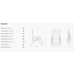 Poltrona Reclinabile LaFuma R Clip Ocean 5 Poltrona Reclinabile LaFuma R Clip Ocean -OutdoorMania Italia sdraio reclinabile r clip ocean 3