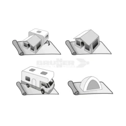 Stuoia Brunner Kinetic 250x450 7 Stuoia Brunner Kinetic 250x450 -OutdoorMania Italia stuoia brunner kinetic 250x450 grammatura 400 copertura pavimento protezione campeggio tenda camper roulotte 2