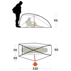 Tenda Ferrino Nemesi 1 PRO -OutdoorMania Italia tenda ferrino nemesi 1 pro leggera intuitiva struttura interna rapido montaggio hiker ciclismo 6